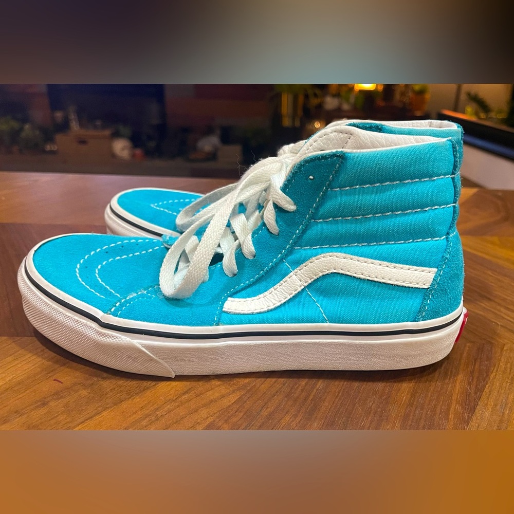 VANS Aqua Blue Size 3